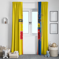 Ecuador Football 2026 Window Curtain South American Pride