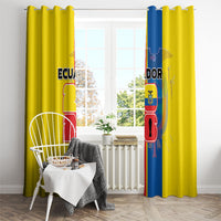 Ecuador Football 2026 Window Curtain South American Pride