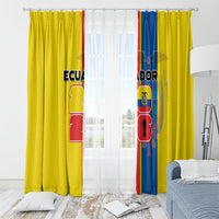 Ecuador Football 2026 Window Curtain South American Pride