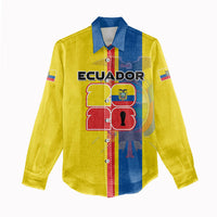 Custom Ecuador Football 2026 Women Casual Shirt South American Pride