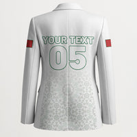 Custom Morocco Football 2026 Blazer Atlas Lions Breathtaking Victory White Version