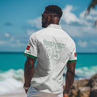 Custom Morocco Football 2026 Hawaiian Shirt Atlas Lions Breathtaking Victory White Version