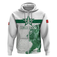 Custom Morocco Football 2026 Hoodie Atlas Lions Breathtaking Victory White Version