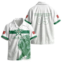 Custom Morocco Football 2026 Kid Hawaiian Shirt Atlas Lions Breathtaking Victory White Version LT05