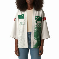 Custom Morocco Football 2026 Kimono Atlas Lions Breathtaking Victory White Version