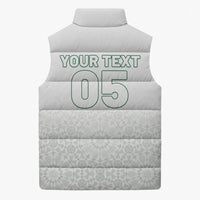 Custom Morocco Football 2026 Sleeveless Puffer Jacket Atlas Lions Breathtaking Victory White Version