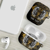 Personalized Cornwall Celtic Chough AirPods Case With Tree Of Life - Wonder Print Shop