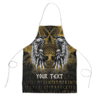 Personalized Cornwall Celtic Chough Apron With Tree Of Life - Wonder Print Shop
