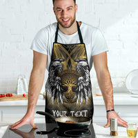 Personalized Cornwall Celtic Chough Apron With Tree Of Life - Wonder Print Shop