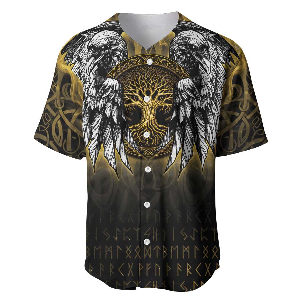 Personalized Cornwall Celtic Chough Baseball Jersey With Tree Of Life - Wonder Print Shop