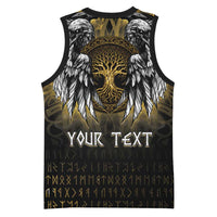 Personalized Cornwall Celtic Chough Basketball Jersey With Tree Of Life - Wonder Print Shop