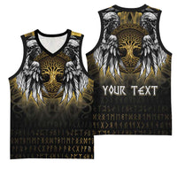 Personalized Cornwall Celtic Chough Basketball Jersey With Tree Of Life - Wonder Print Shop