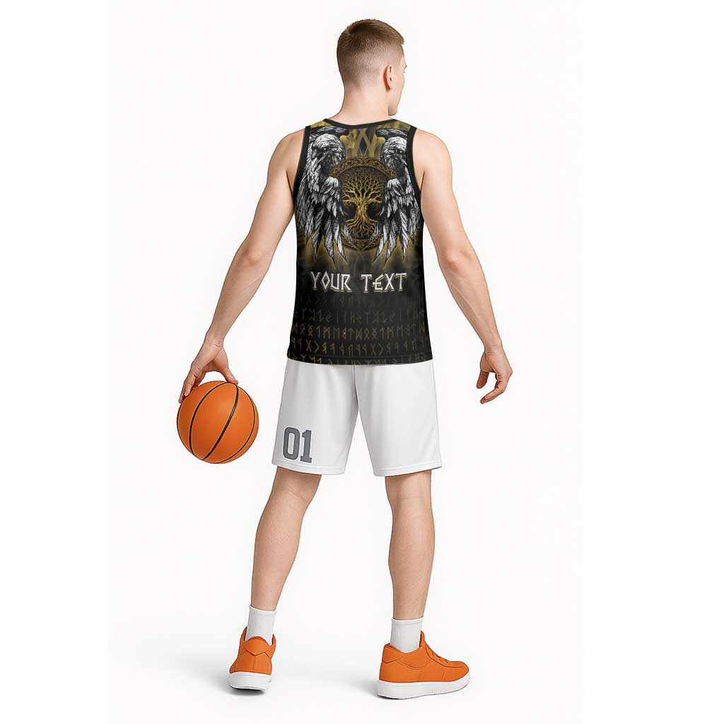 Personalized Cornwall Celtic Chough Basketball Jersey With Tree Of Life - Wonder Print Shop