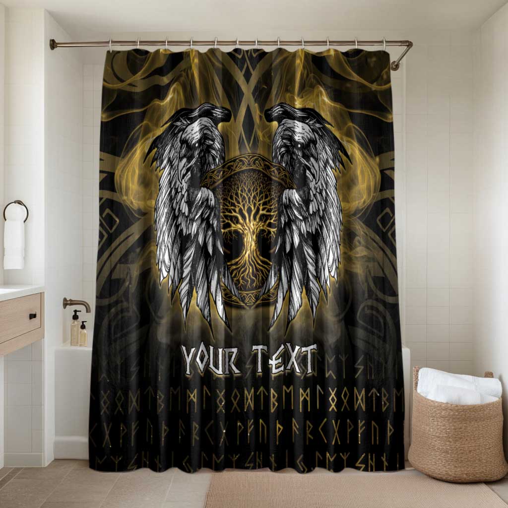 Personalized Cornwall Celtic Chough Bathroom Set With Tree Of Life - Wonder Print Shop