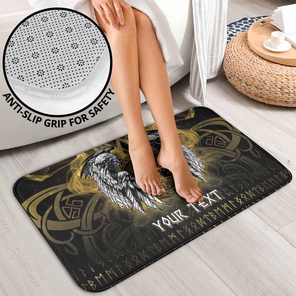 Personalized Cornwall Celtic Chough Bathroom Set With Tree Of Life - Wonder Print Shop