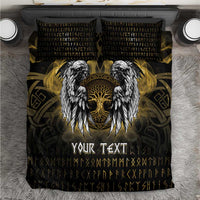 Personalized Cornwall Celtic Chough Bedding Set With Tree Of Life - Wonder Print Shop