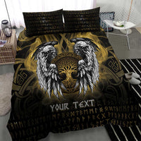 Personalized Cornwall Celtic Chough Bedding Set With Tree Of Life - Wonder Print Shop