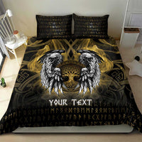 Personalized Cornwall Celtic Chough Bedding Set With Tree Of Life - Wonder Print Shop