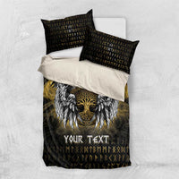 Personalized Cornwall Celtic Chough Bedding Set With Tree Of Life - Wonder Print Shop