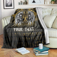 Personalized Cornwall Celtic Chough Blanket With Tree Of Life - Wonder Print Shop