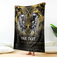 Personalized Cornwall Celtic Chough Blanket With Tree Of Life - Wonder Print Shop