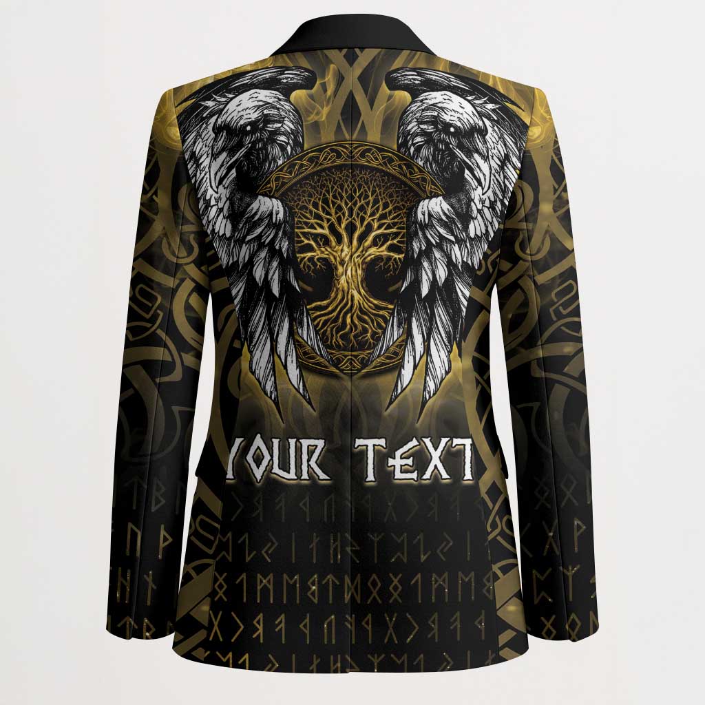 Personalized Cornwall Celtic Chough Blazer With Tree Of Life - Wonder Print Shop