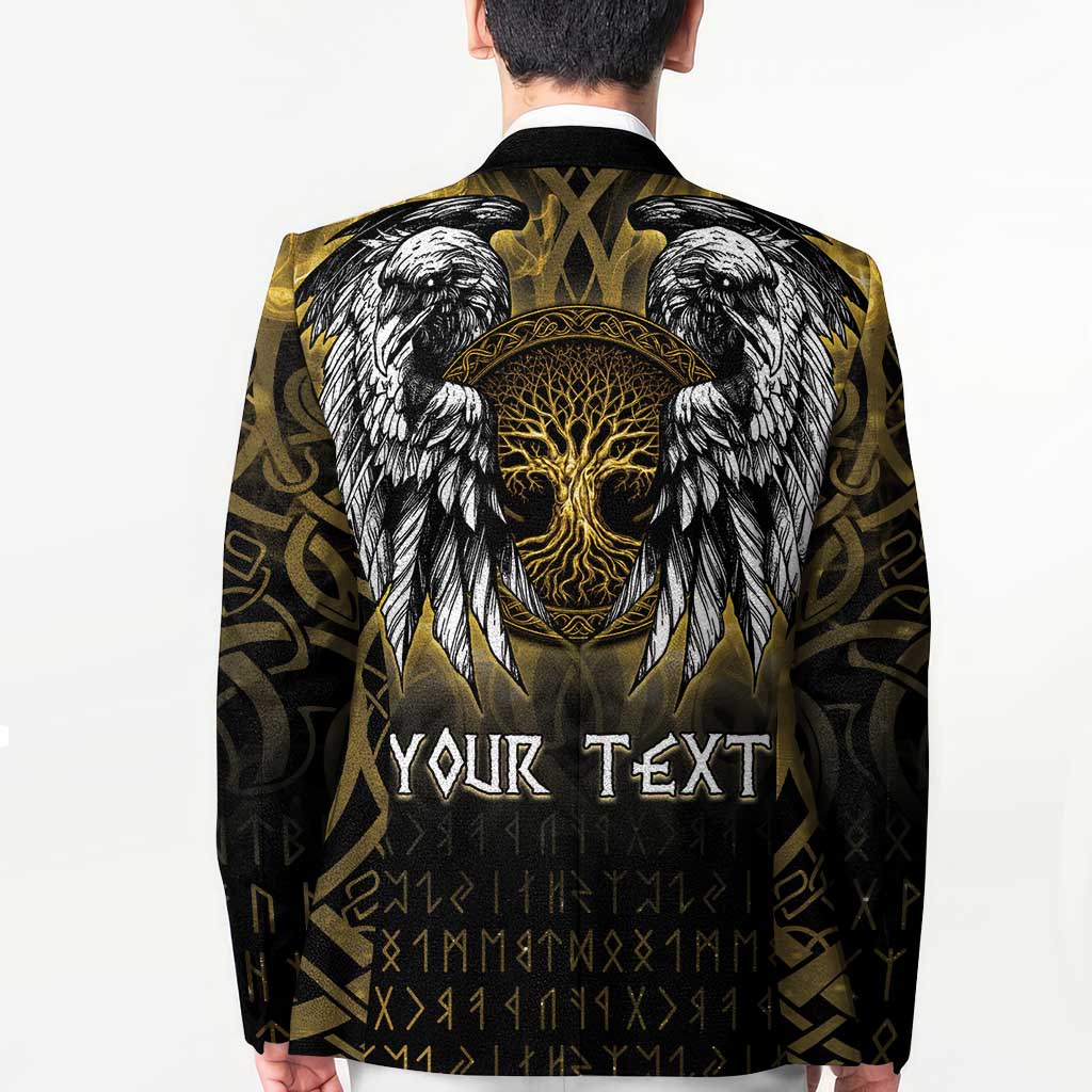 Personalized Cornwall Celtic Chough Blazer With Tree Of Life - Wonder Print Shop