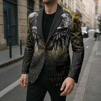 Personalized Cornwall Celtic Chough Blazer With Tree Of Life - Wonder Print Shop