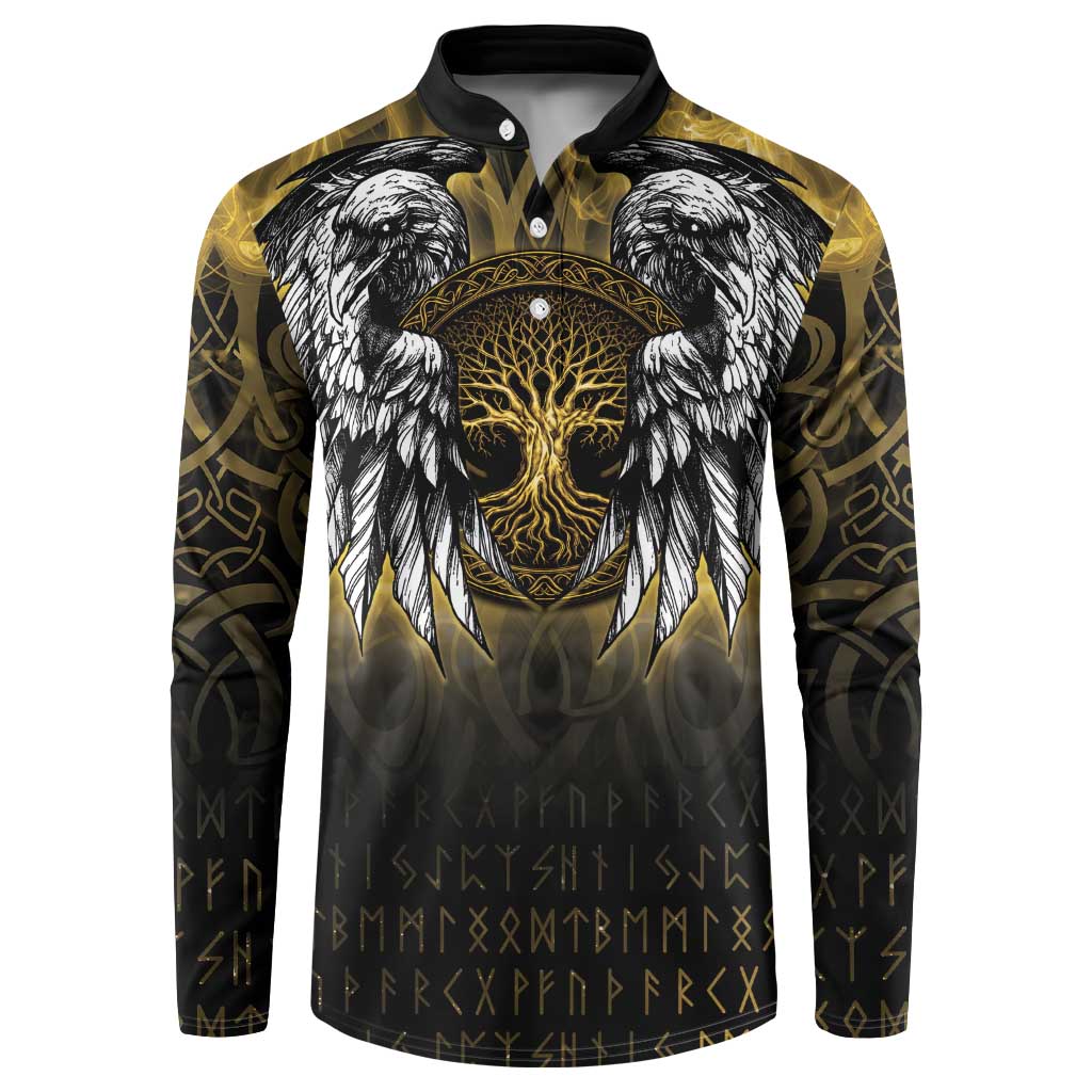 Personalized Cornwall Celtic Chough Button Sweatshirt With Tree Of Life - Wonder Print Shop