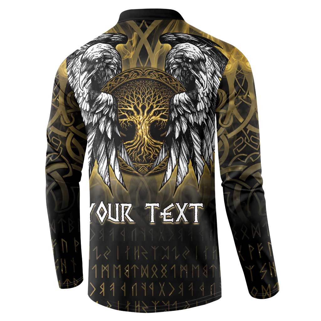 Personalized Cornwall Celtic Chough Button Sweatshirt With Tree Of Life - Wonder Print Shop