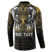 Personalized Cornwall Celtic Chough Button Sweatshirt With Tree Of Life - Wonder Print Shop