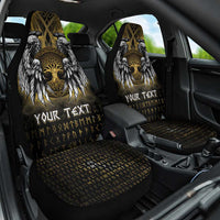 Personalized Cornwall Celtic Chough Car Seat Cover With Tree Of Life - Wonder Print Shop
