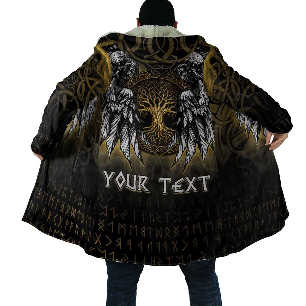 Personalized Cornwall Celtic Chough Cloak With Tree Of Life - Wonder Print Shop
