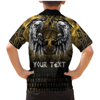 Personalized Cornwall Celtic Chough Family Matching Mermaid Dress and Hawaiian Shirt With Tree Of Life - Wonder Print Shop