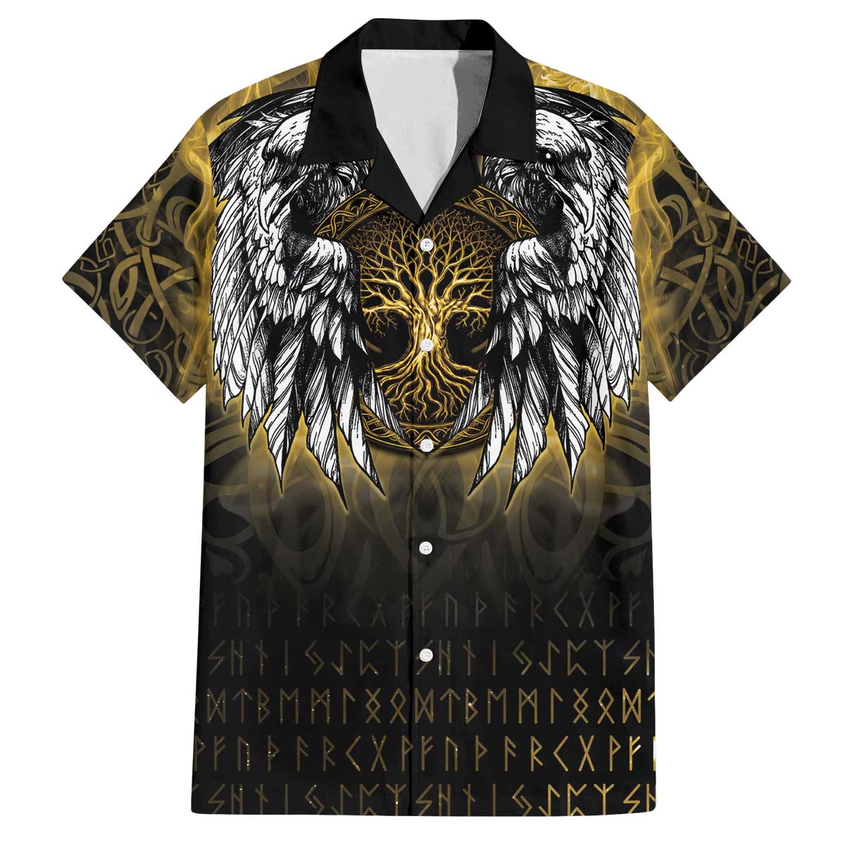 Personalized Cornwall Celtic Chough Family Matching Off The Shoulder Long Sleeve Dress and Hawaiian Shirt With Tree Of Life - Wonder Print Shop