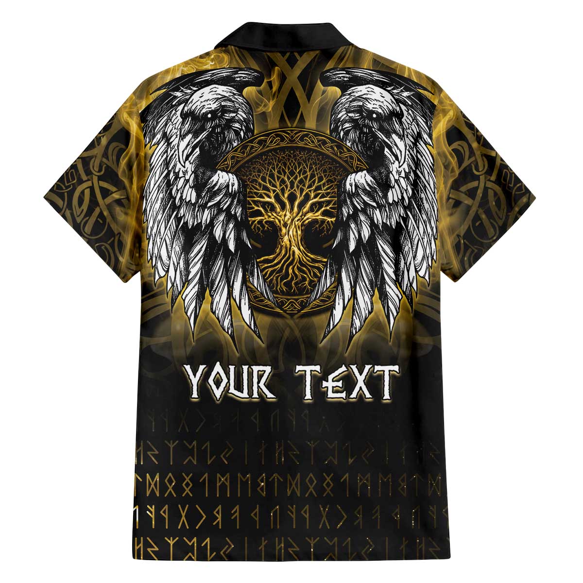 Personalized Cornwall Celtic Chough Family Matching Off The Shoulder Long Sleeve Dress and Hawaiian Shirt With Tree Of Life - Wonder Print Shop