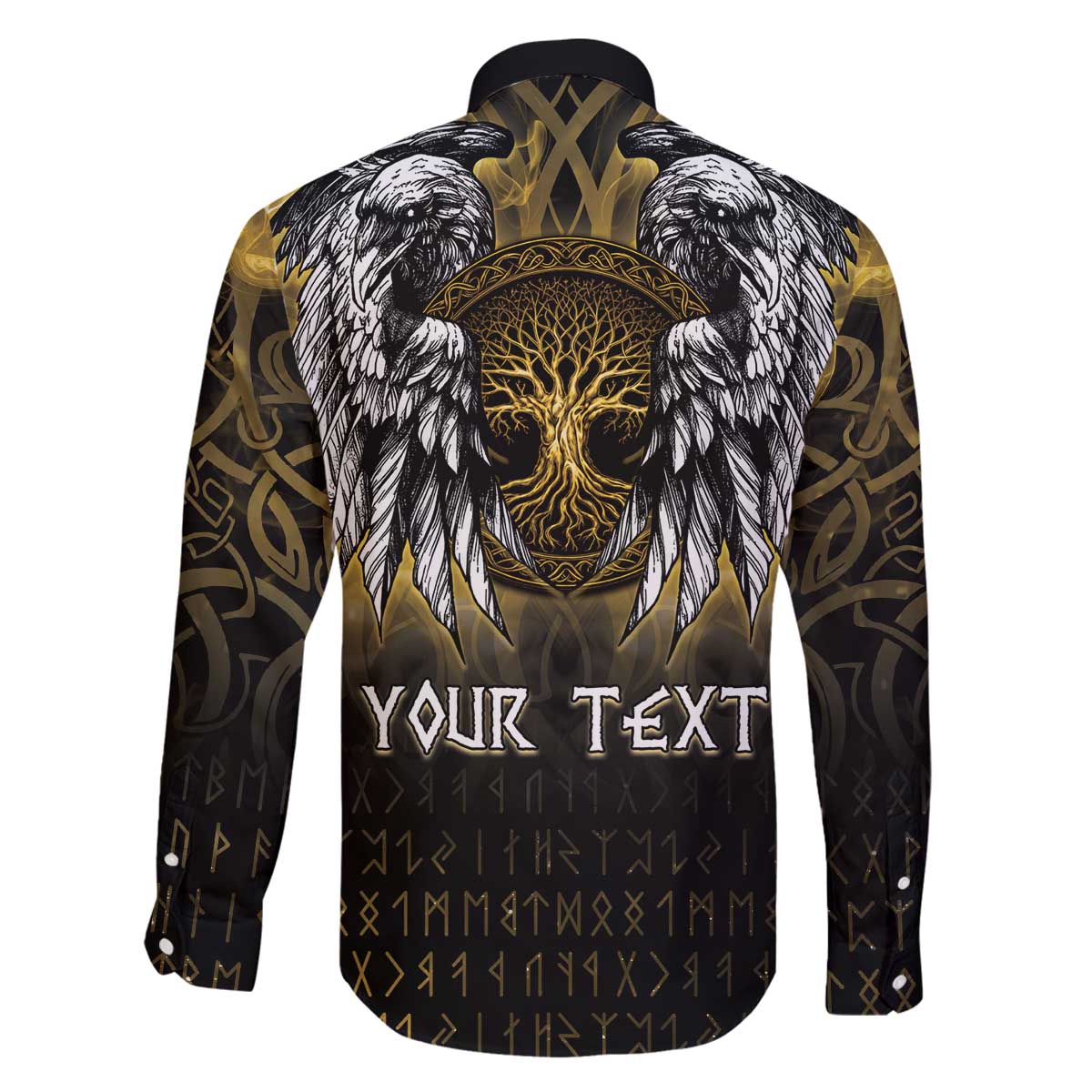 Personalized Cornwall Celtic Chough Family Matching Off The Shoulder Long Sleeve Dress and Hawaiian Shirt With Tree Of Life - Wonder Print Shop