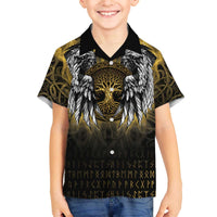 Personalized Cornwall Celtic Chough Family Matching Off The Shoulder Long Sleeve Dress and Hawaiian Shirt With Tree Of Life - Wonder Print Shop