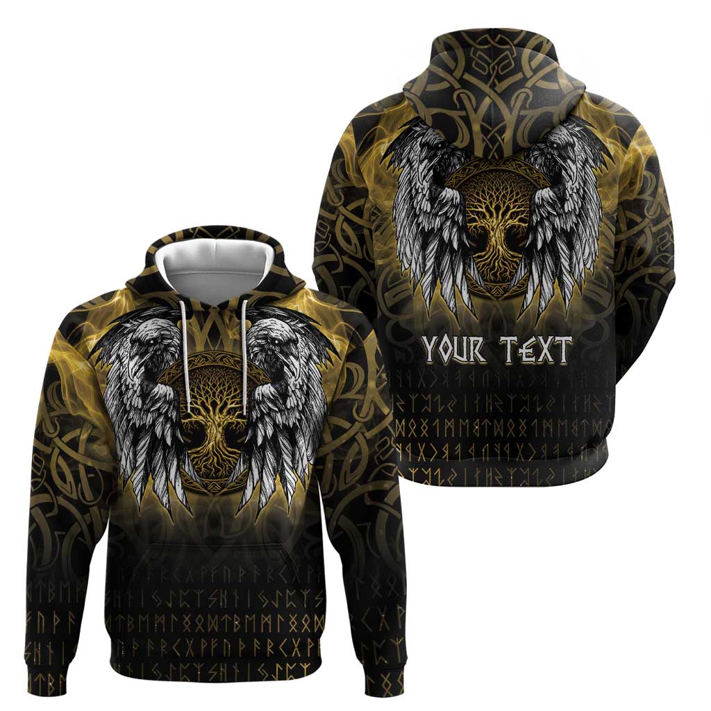 Personalized Cornwall Celtic Chough Hoodie With Tree Of Life - Wonder Print Shop