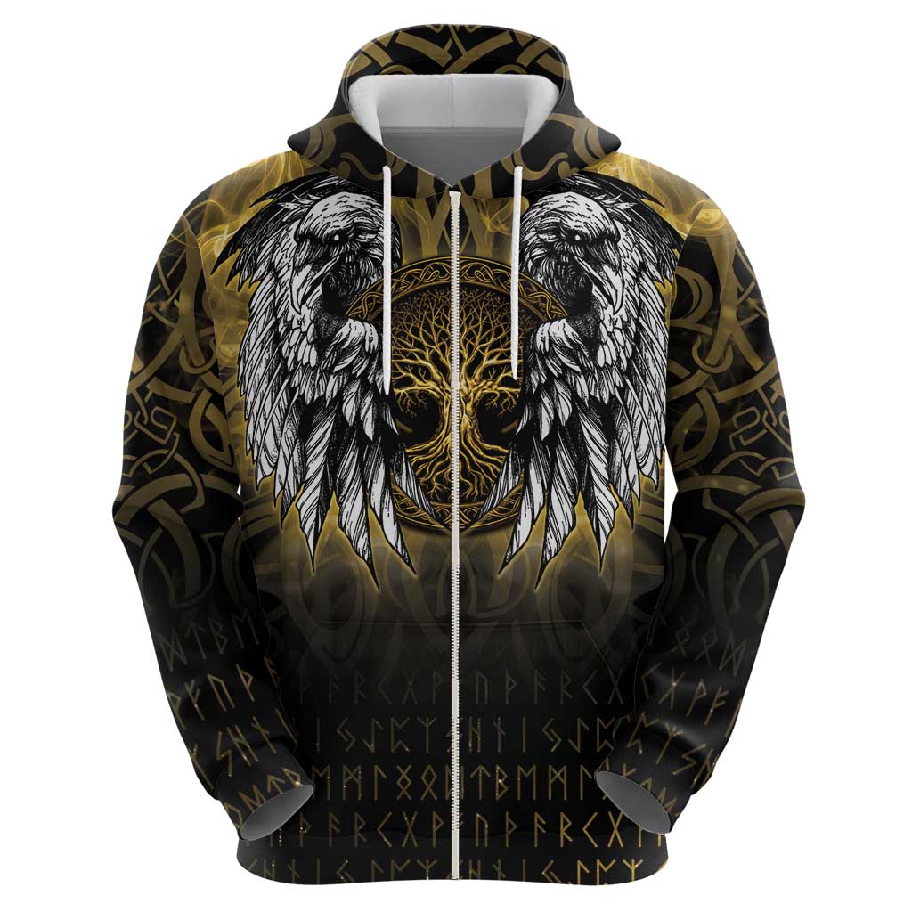 Personalized Cornwall Celtic Chough Hoodie With Tree Of Life - Wonder Print Shop