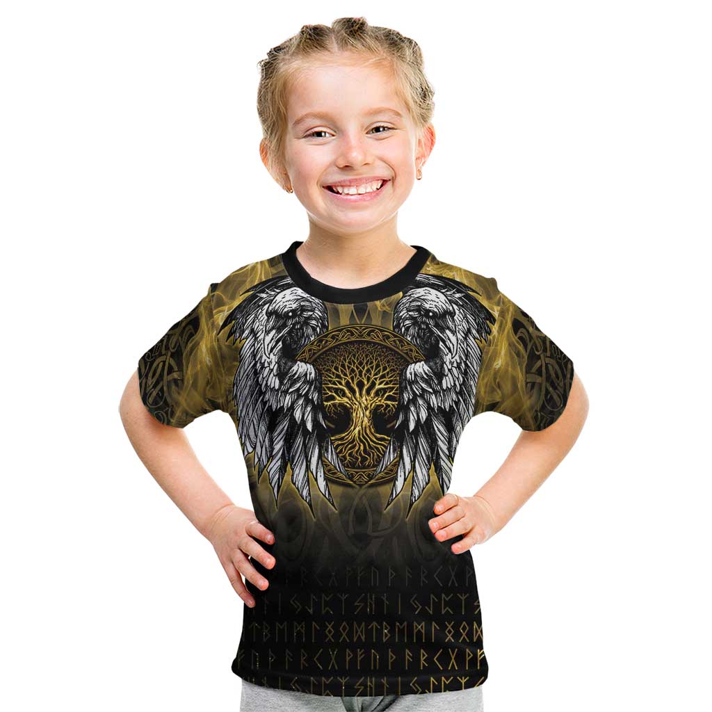 Personalized Cornwall Celtic Chough Kid T Shirt With Tree Of Life - Wonder Print Shop