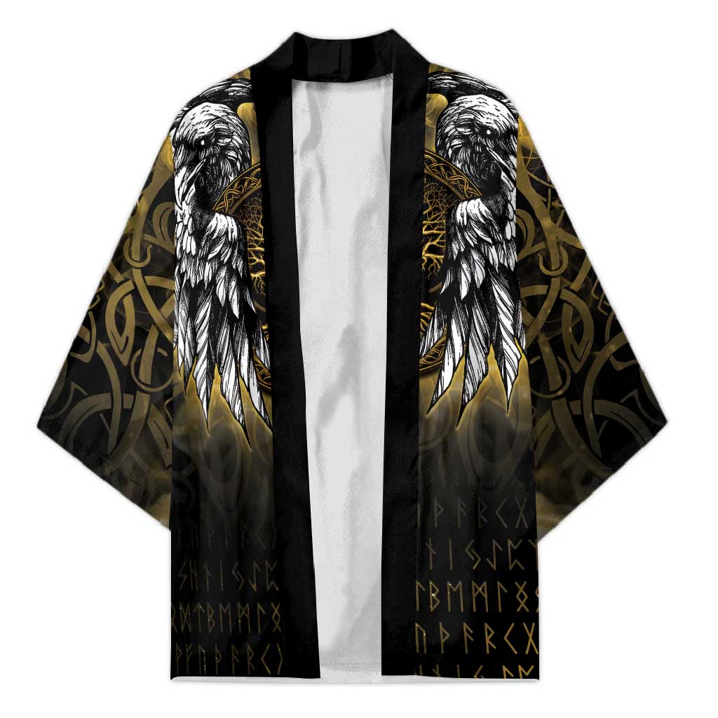Personalized Cornwall Celtic Chough Kimono With Tree Of Life - Wonder Print Shop