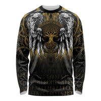 Personalized Cornwall Celtic Chough Long Sleeve Shirt With Tree Of Life - Wonder Print Shop