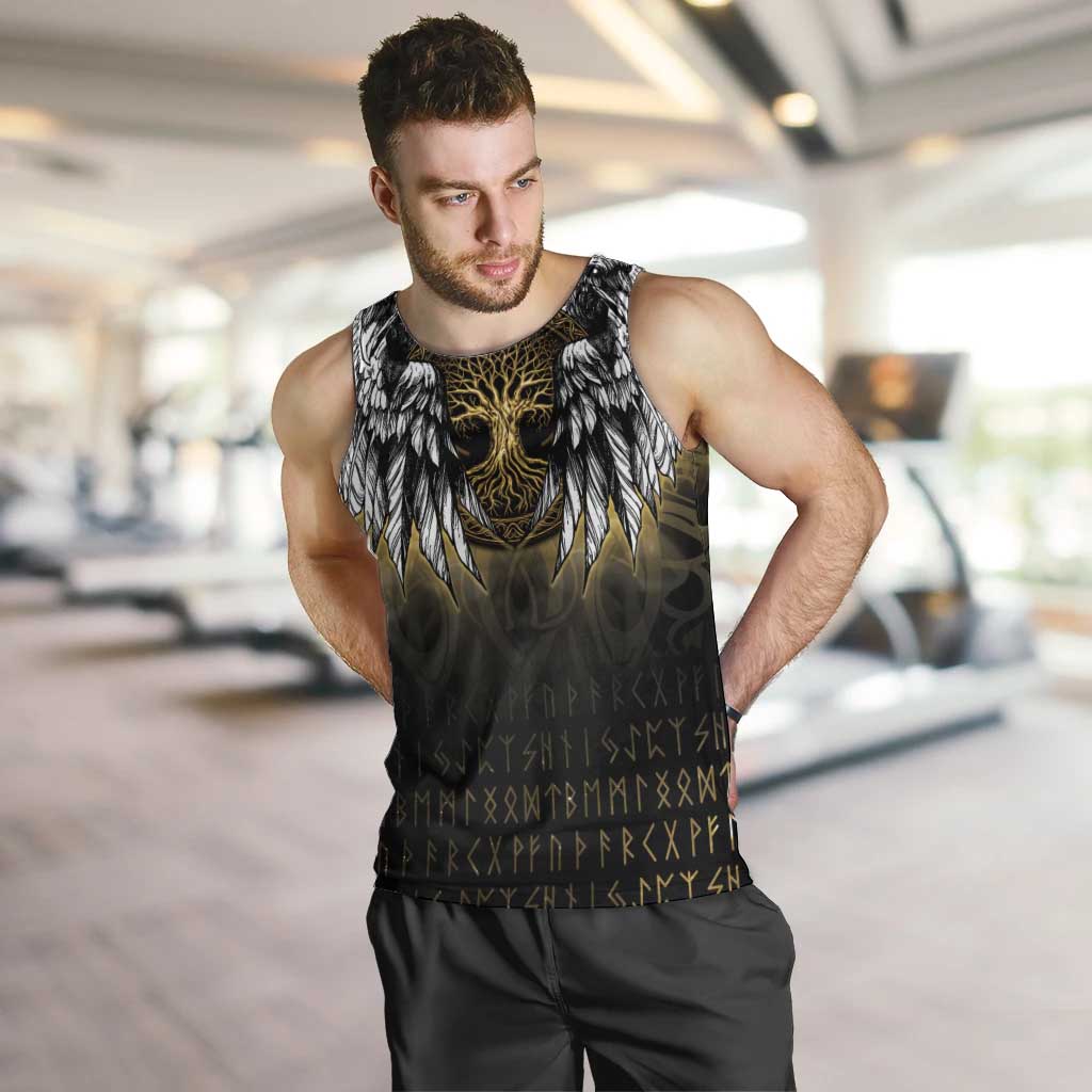 Personalized Cornwall Celtic Chough Men Tank Top With Tree Of Life - Wonder Print Shop