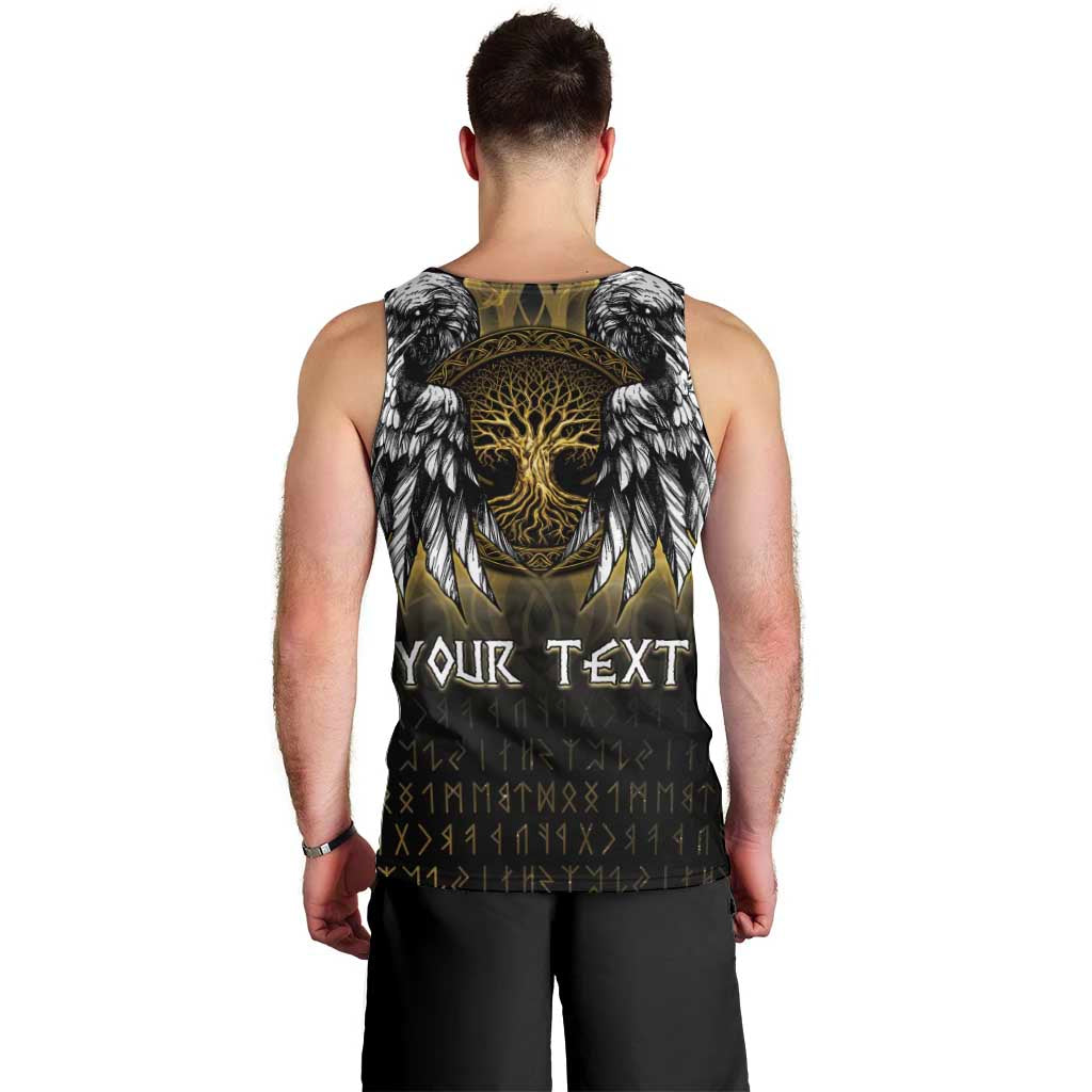 Personalized Cornwall Celtic Chough Men Tank Top With Tree Of Life - Wonder Print Shop