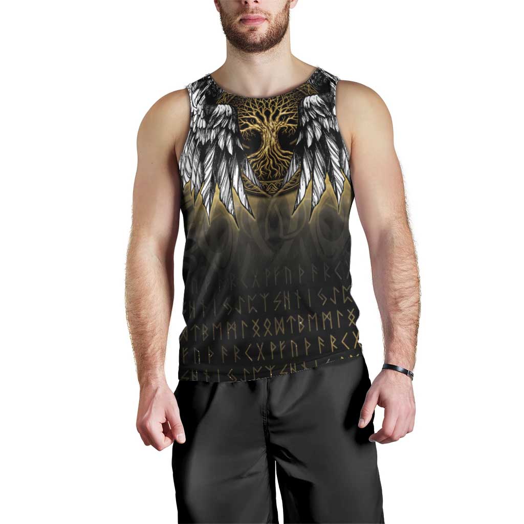 Personalized Cornwall Celtic Chough Men Tank Top With Tree Of Life - Wonder Print Shop