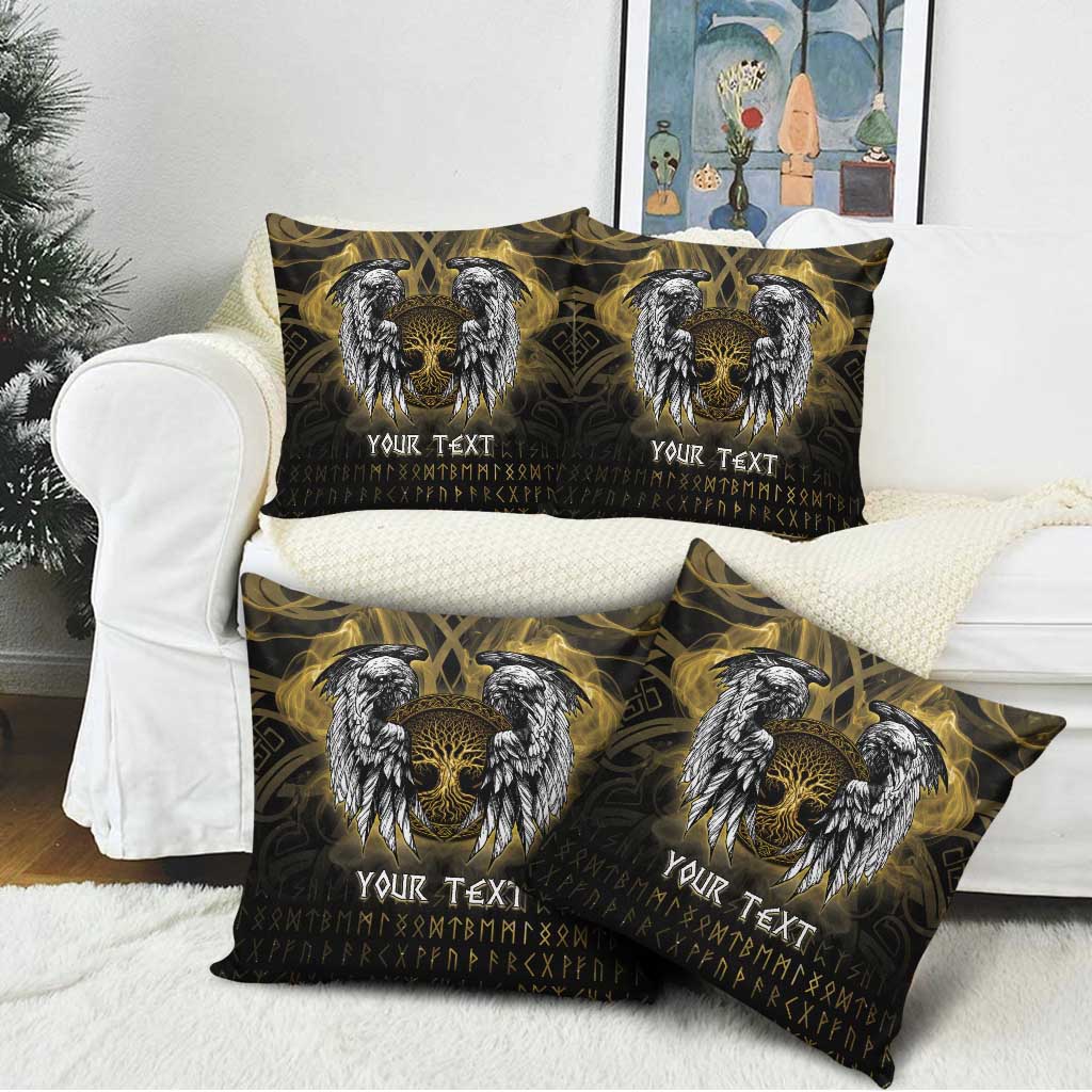 Personalized Cornwall Celtic Chough Pillow Cover With Tree Of Life - Wonder Print Shop