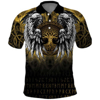 Personalized Cornwall Celtic Chough Polo Shirt With Tree Of Life - Wonder Print Shop
