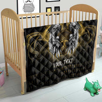 Personalized Cornwall Celtic Chough Quilt With Tree Of Life - Wonder Print Shop