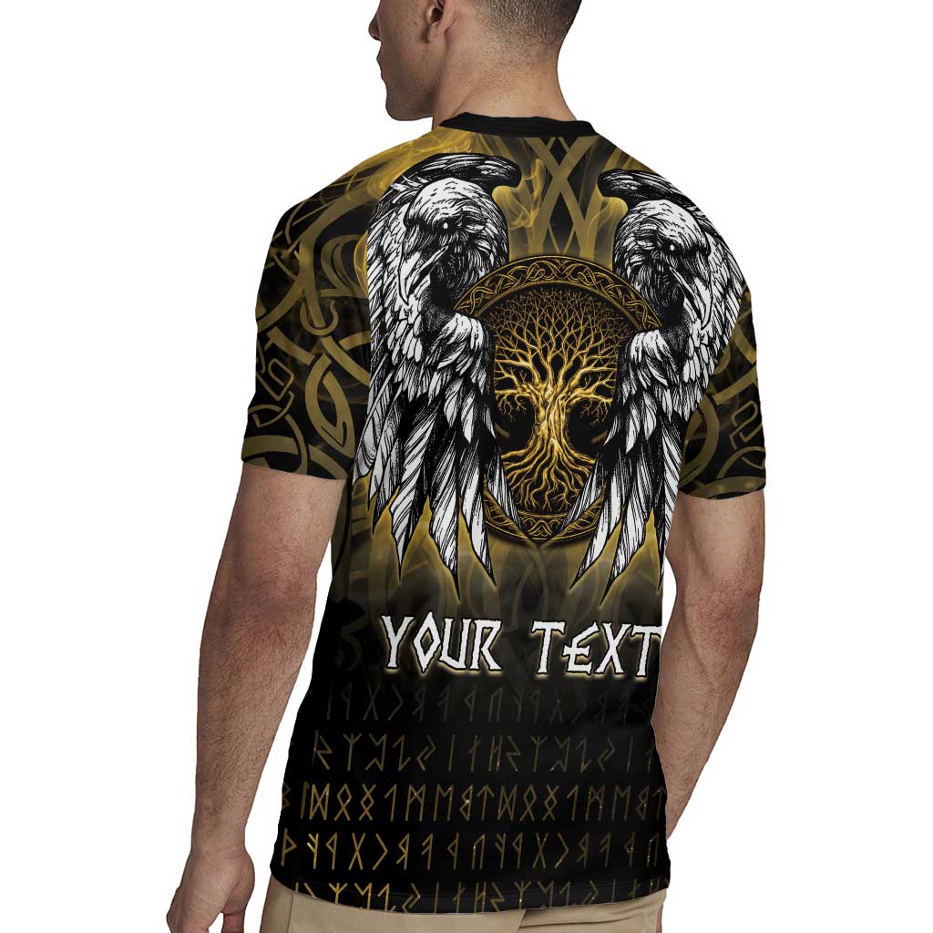 Personalized Cornwall Celtic Chough Rugby Jersey With Tree Of Life - Wonder Print Shop